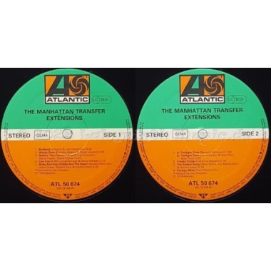 The Manhattan Transfer - Extensions • 12" Vinyl LP • EX - Labyrinth Music