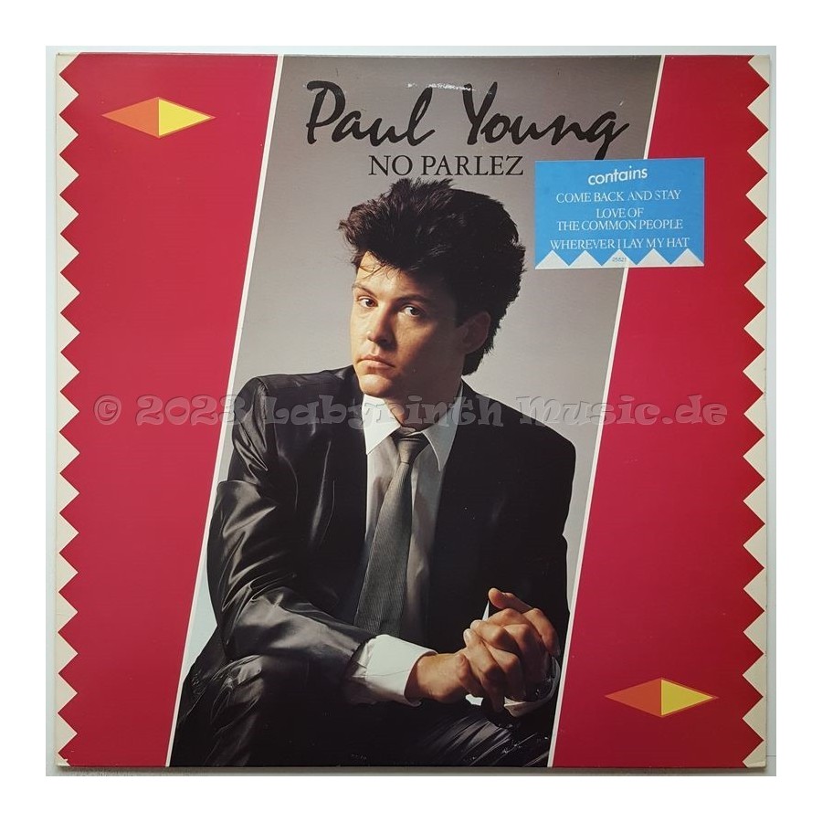 Paul Young - No Parlez • 12" Vinyl LP • EX - Labyrinth Music