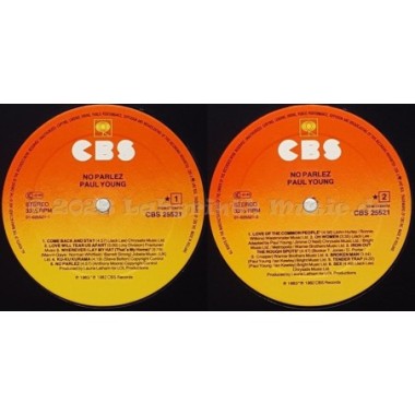 Paul Young - No Parlez • 12" Vinyl LP • EX - Labyrinth Music