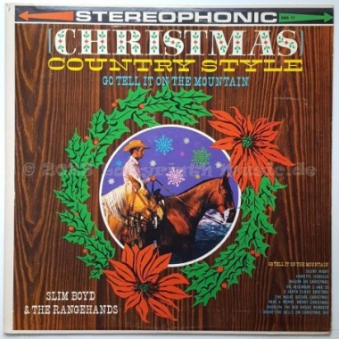 Slim Boyd And The Rangehands - Christmas Country Style • 12" Vinyl LP • EX - Labyrinth Music