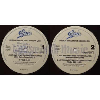 Charlie Singleton & Modern Man - Nothing Ventured - Nothing Gained • 12" Vinyl Maxi - Labyrinth Music