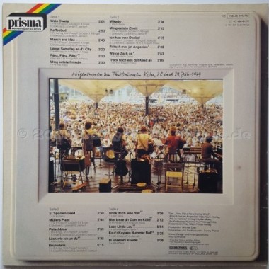 De Bläck Fööss - Live • 12" Vinyl LP • EX - Labyrinth Music