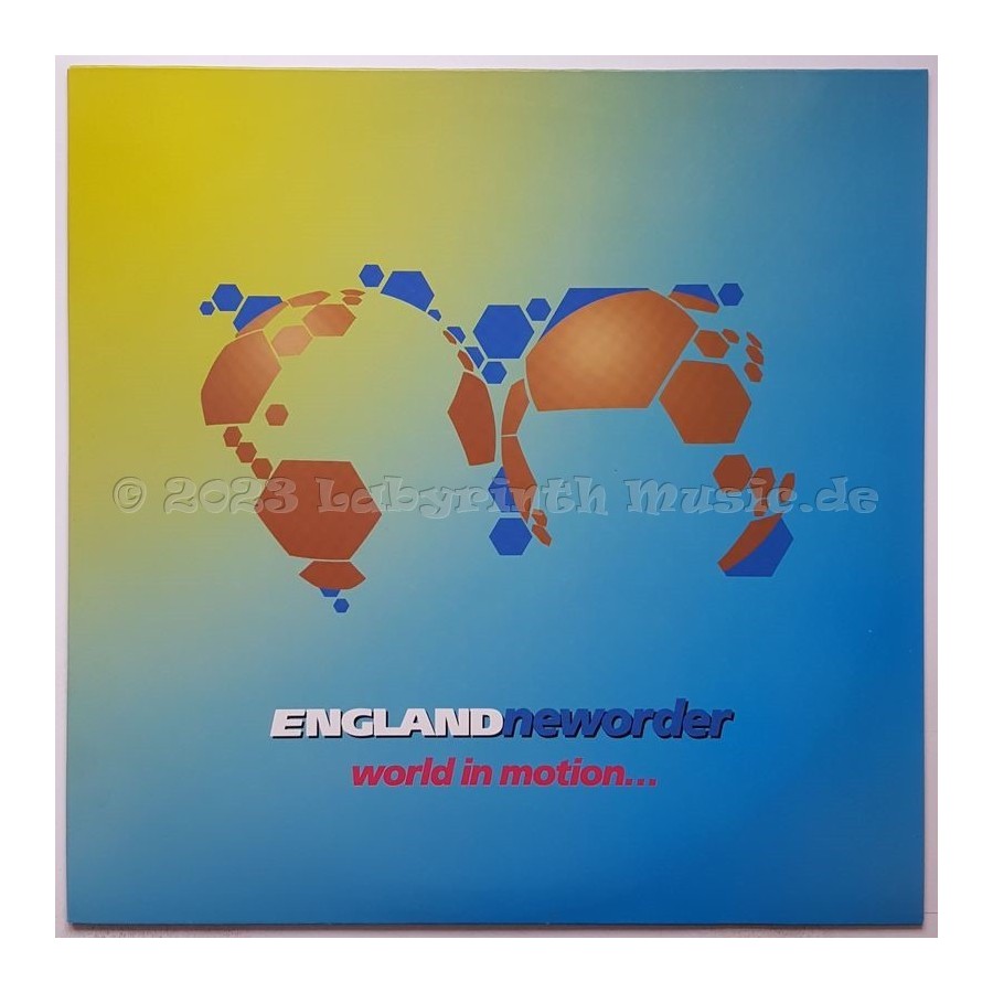 Englandneworder - World In Motion • 12" Vinyl Maxi • MINT - Labyrinth Music
