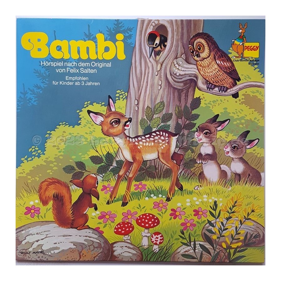 Felix Salten - Bambi • 12" Vinyl LP • MINT - Labyrinth Music