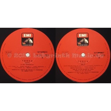 Giacomo Puccini - Tosca • 12" Vinyl LP • MINT - Labyrinth Music