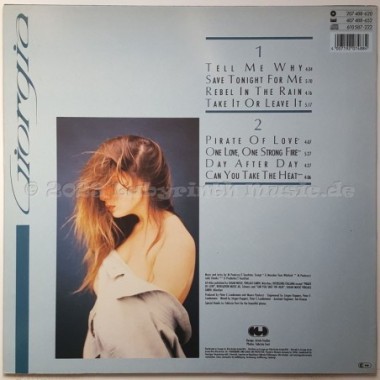 Giorgia - Giorgia • 12" Vinyl LP - Labyrinth Music