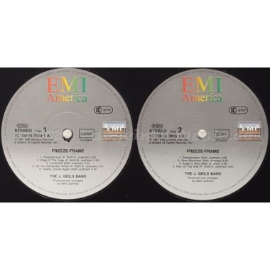 The J. Geils Band - Freeze Frame • 12" Vinyl LP • NM - Labyrinth Music
