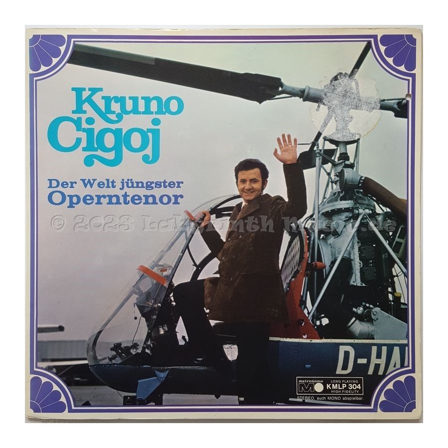 Krunoslav Cigoj - Der Welt Jüngster Operntenor • 12" Vinyl LP • EX - Labyrinth Music