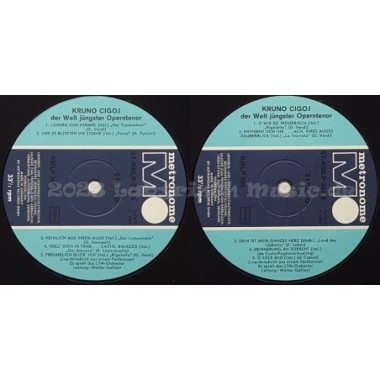 Krunoslav Cigoj - Der Welt Jüngster Operntenor • 12" Vinyl LP • EX - Labyrinth Music