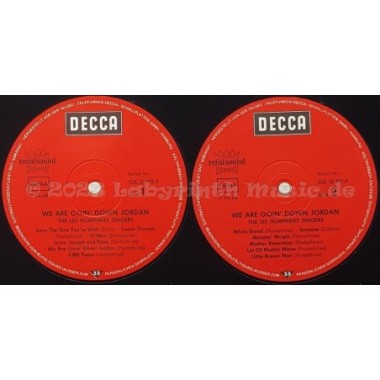 Les Humphries Singers - We Are Goin' Down Jordan • 12" Vinyl LP • NM - Labyrinth Music