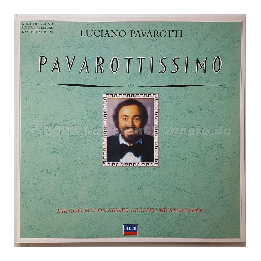Luciano Pavarotti - Pavarottissimo • 12" Vinyl LP • MINT - Labyrinth Music