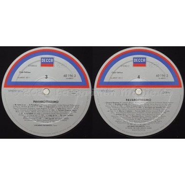 Luciano Pavarotti - Pavarottissimo • 12" Vinyl LP • MINT - Labyrinth Music