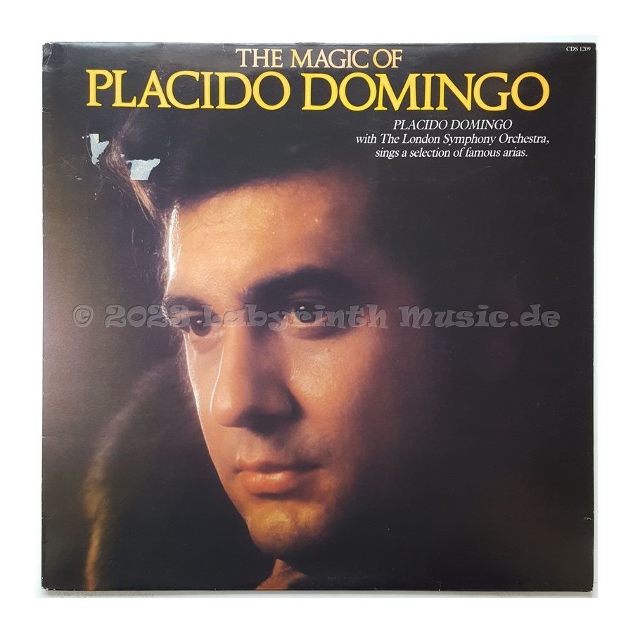 Placido Domingo With The London Symphony Orchestra - The Magic Of Placido Domingo • 12" Vinyl LP • EX - Labyrinth Music