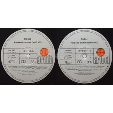 Relax - Relaxed Samma (Sind Wir) • 12" Vinyl LP • MINT - Labyrinth Music