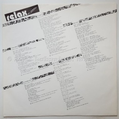 Relax - Relaxed Samma (Sind Wir) • 12" Vinyl LP • MINT - Labyrinth Music