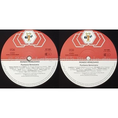 Rondo' Veneziano - Fantasia Veneziana • 12" Vinyl LP • EX - Labyrinth Music