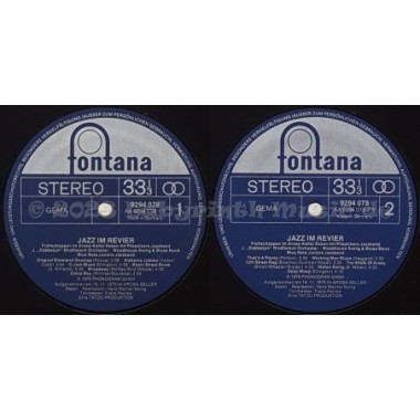Various - Jazz Im Revier • 12" Vinyl LP • MINT - Labyrinth Music
