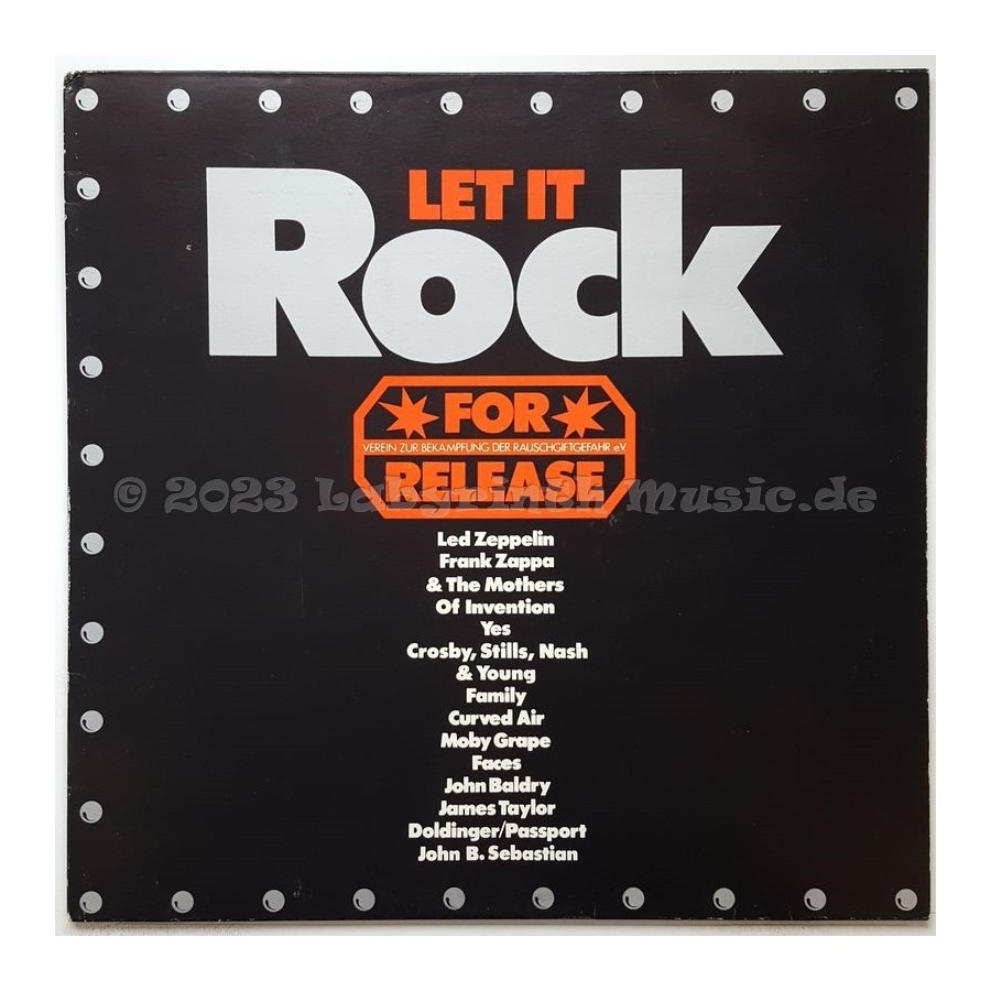 Various - Let It Rock For Release • 12" Vinyl LP • MINT - Labyrinth Music