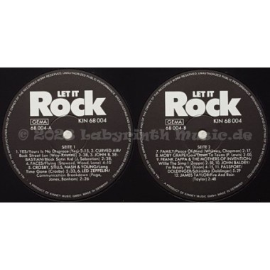 Various - Let It Rock For Release • 12" Vinyl LP • MINT - Labyrinth Music