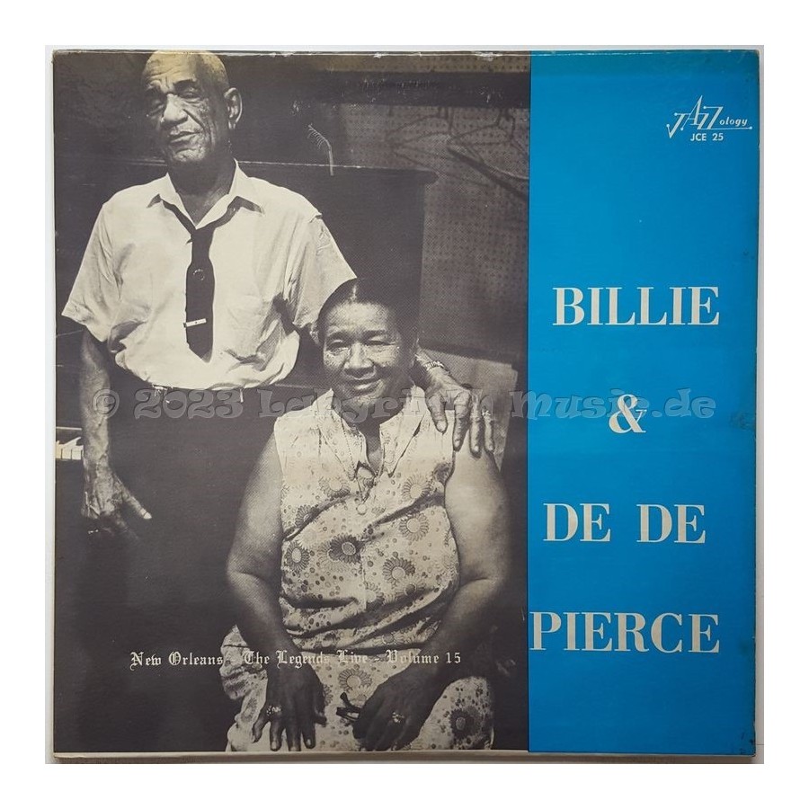 Billie & De De Pierce - Billie & De De Pierce • 12" Vinyl LP • EX - Labyrinth Music