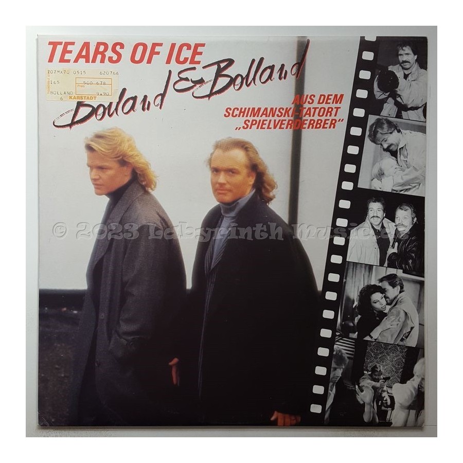 Bolland & Bolland - Tears Of Ice • 12" Vinyl Maxi - Labyrinth Music