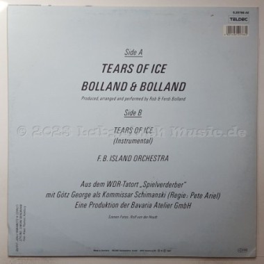 Bolland & Bolland - Tears Of Ice • 12" Vinyl Maxi - Labyrinth Music