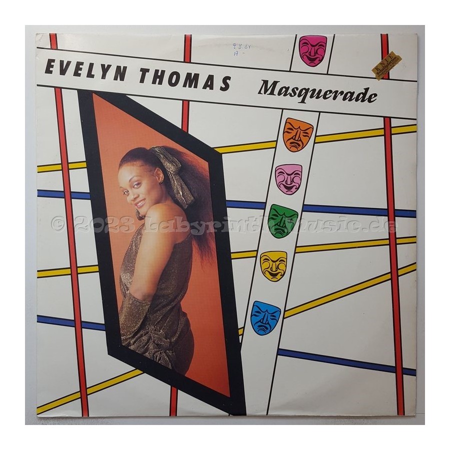 Evelyn Thomas - Masquerade • 12" Vinyl Maxi • EX - Labyrinth Music