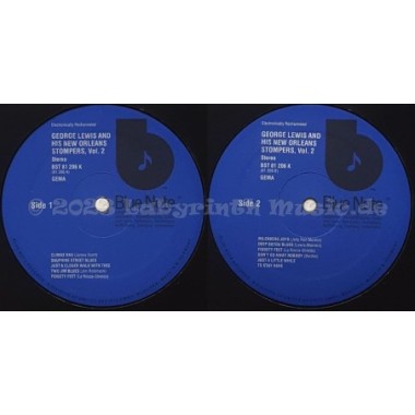 George Lewis And His New Orleans Stompers - Volume Two • 12" Vinyl LP • MINT - Labyrinth Music