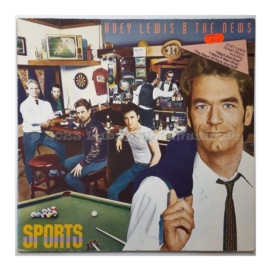 Huey Lewis And The News - Sports • 12" Vinyl LP - Labyrinth Music