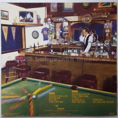 Huey Lewis And The News - Sports • 12" Vinyl LP - Labyrinth Music