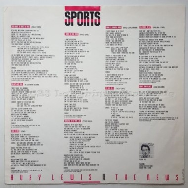 Huey Lewis And The News - Sports • 12" Vinyl LP - Labyrinth Music