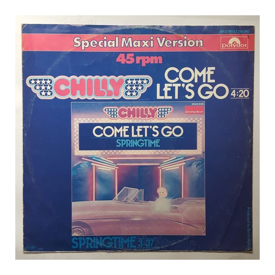 Chilly - Come Let's Go • 12" Vinyl Maxi - Labyrinth Music