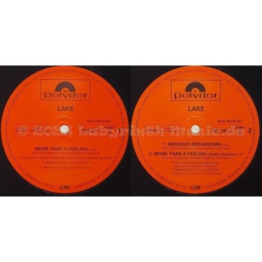 Lake - More Than A Feeling • Special Remix • 12" Vinyl Maxi • NM - Labyrinth Music
