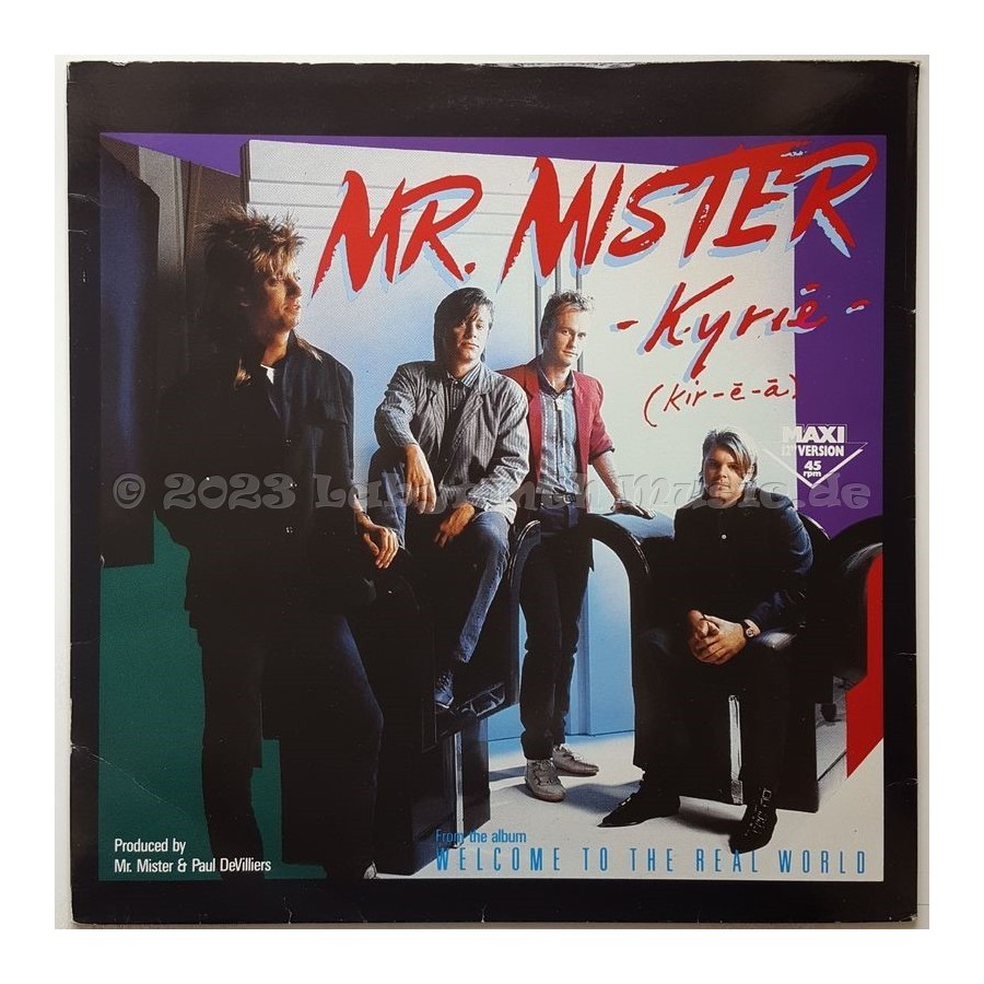 Mr. Mister - Kyrie • 12" Vinyl Maxi - Labyrinth Music