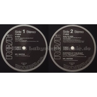Mr. Mister - Kyrie • 12" Vinyl Maxi - Labyrinth Music