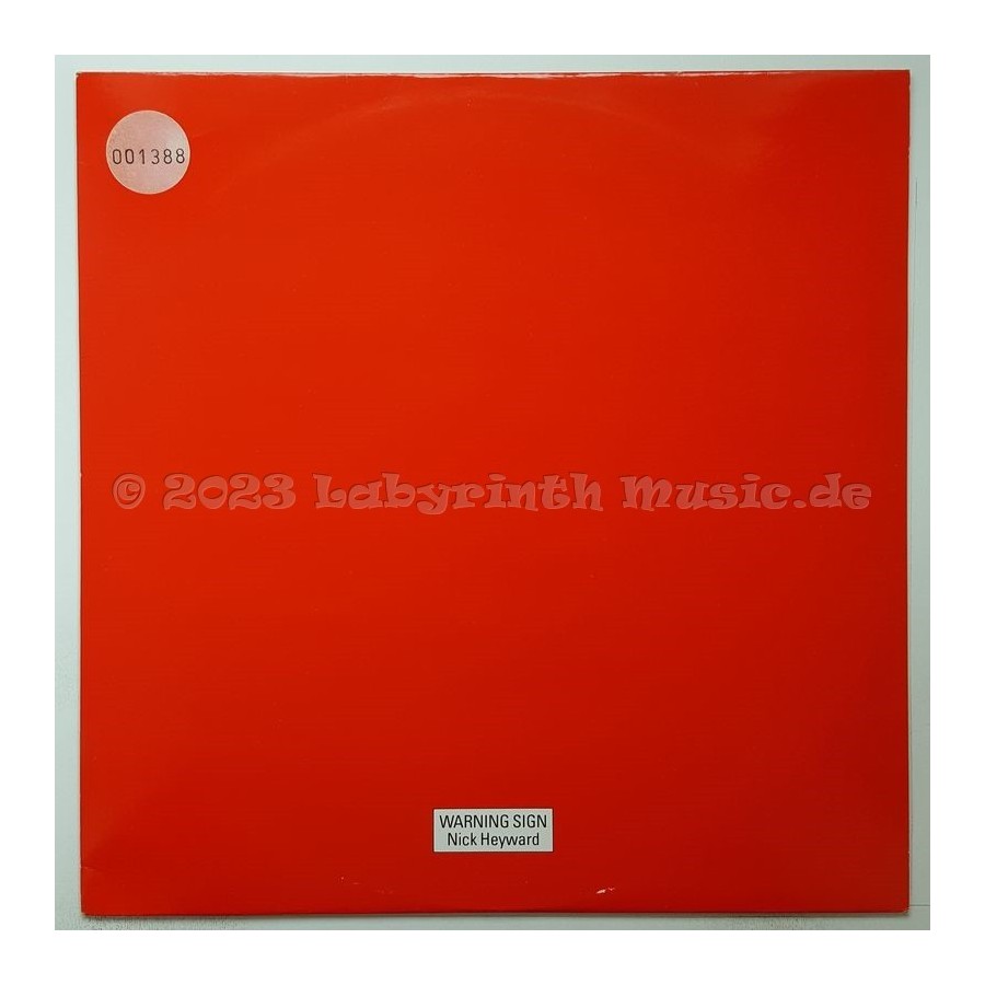 Nick Heyward - Warning Sign • 12" Vinyl Maxi • MINT - Labyrinth Music