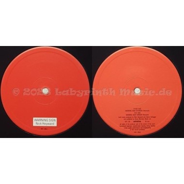 Nick Heyward - Warning Sign • 12" Vinyl Maxi • MINT - Labyrinth Music