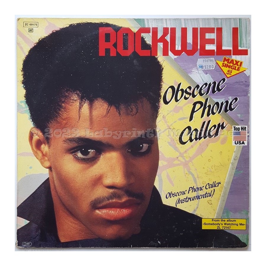 Rockwell - Obscene Phone Caller • 12" Vinyl Maxi - Labyrinth Music