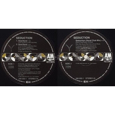 Seduction - Heartbeat • 12" Vinyl Maxi • NM - Labyrinth Music