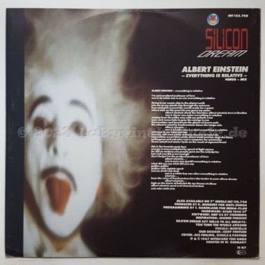Silicon Dream - Albert Einstein - Everything Is Relative • Mars-Mix • 12" Vinyl Maxi • MINT - Labyrinth Music