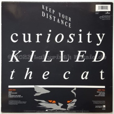 Curiosity Killed The Cat - Keep Your Distance • 12" Vinyl LP - Labyrinth Music