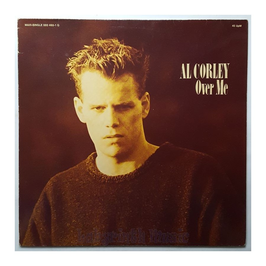Al Corley - Over Me • 12" Vinyl Maxi • EX - Labyrinth Music