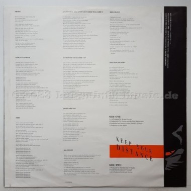 Curiosity Killed The Cat - Keep Your Distance • 12" Vinyl LP - Labyrinth Music