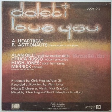 Dalek I Love You - Heartbeat • 12" Vinyl Maxi • EX - Labyrinth Music