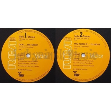 Chips - Ooh...the Night • 12" Vinyl Maxi • EX - Labyrinth Music