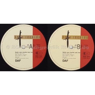 Deutsch Amerikanische Freundschaft - Voulez Vous Coucher Avec Moi Ce Soir • 12" Vinyl Maxi - Labyrinth Music