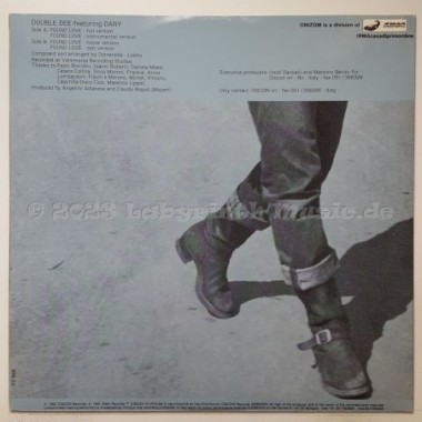 Double Dee Feat. Dany - Found Love • 12" Vinyl Maxi • MINT - Labyrinth Music