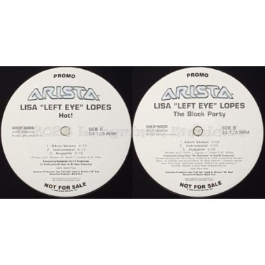 Lisa 'Left Eye' Lopes - Hot • 12" Vinyl Maxi • EX - Labyrinth Music