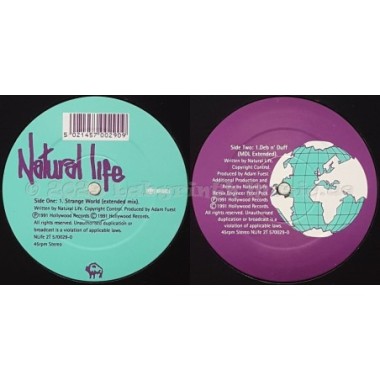 Natural Life - Strange World • 12" Vinyl Maxi • MINT - Labyrinth Music
