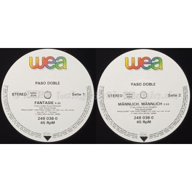 Paso Doble - Fan·Ta·Sie • 12" Vinyl Maxi - Labyrinth Music